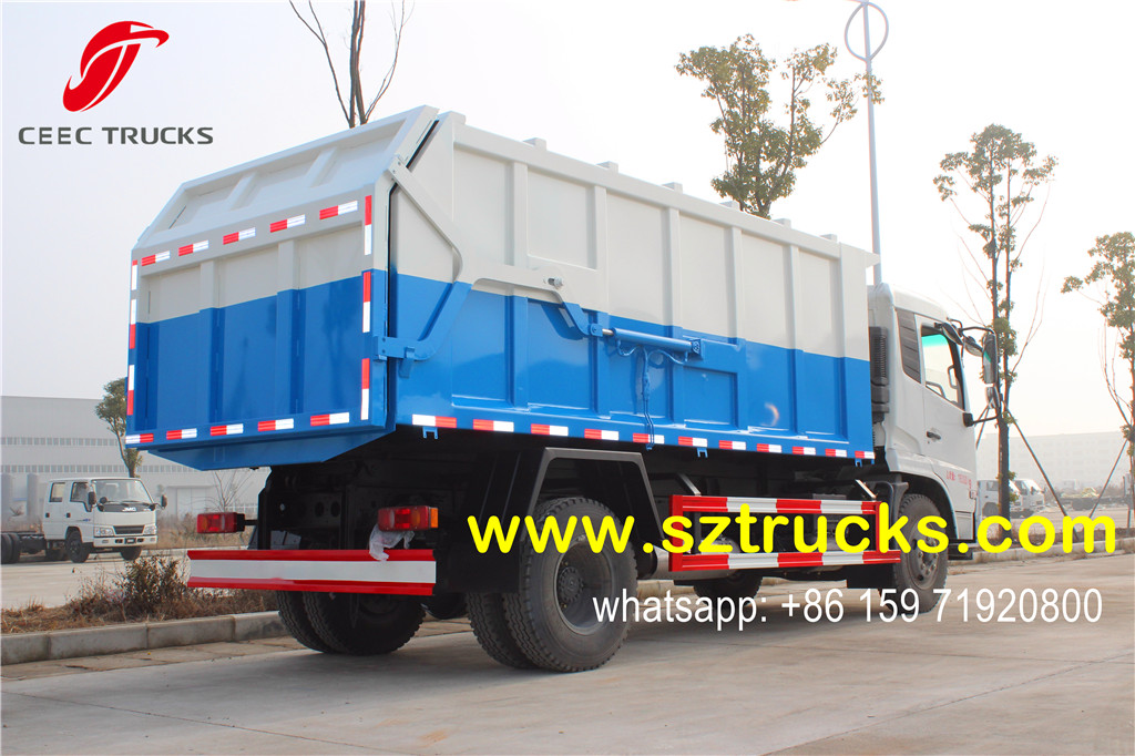 DFAC 14000liters docking garbage truck