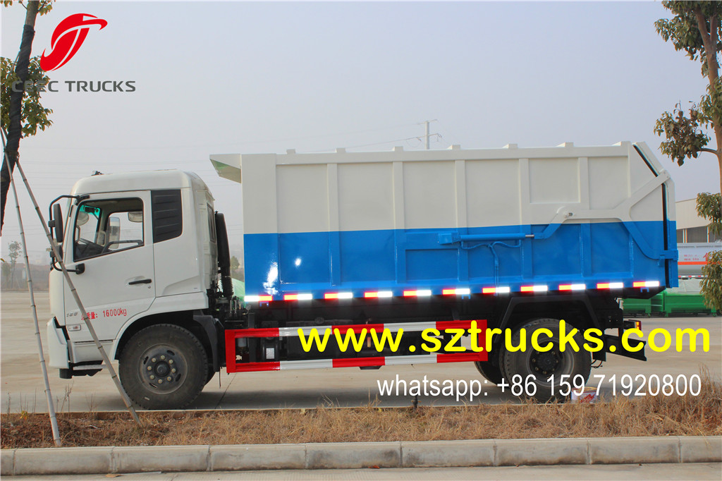 DFAC 14000liters docking garbage truck