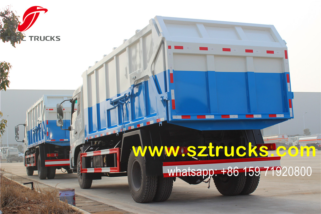 DFAC 14000liters docking garbage truck