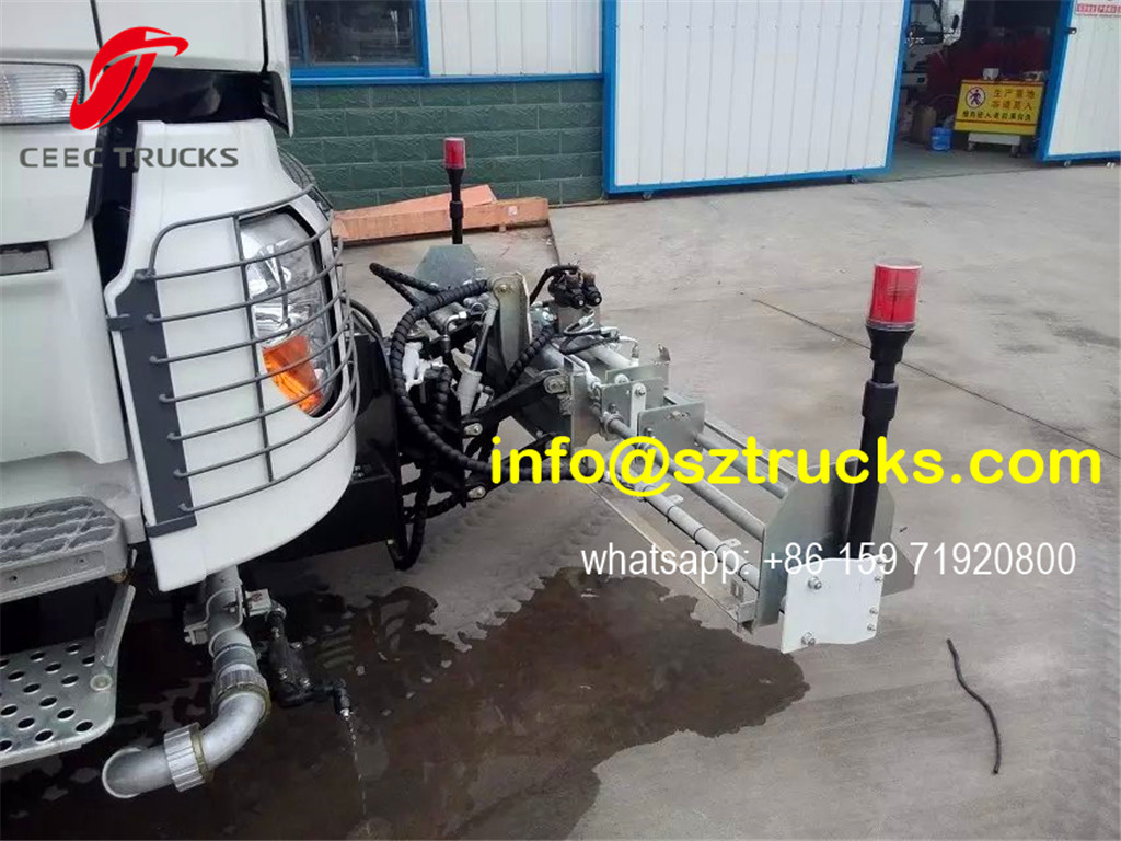 Front spraying system