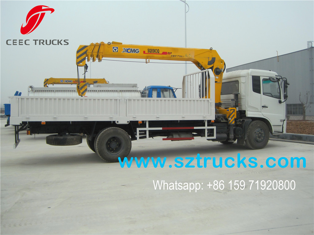 DFAC 8Tons Truck Mounted Crane