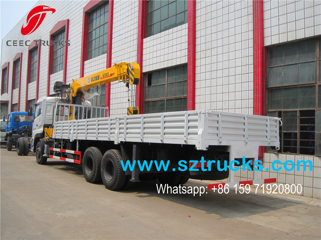 12Tons mounted crane cargo truck