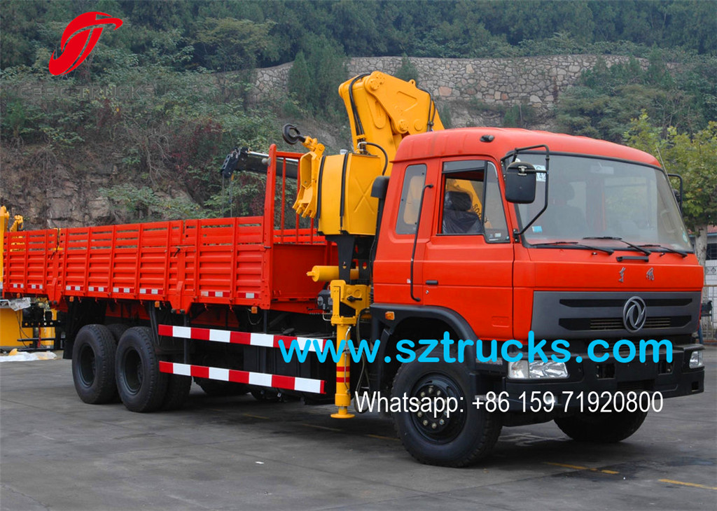 DFAC XCMG 8Tons mounted crane cargo truck