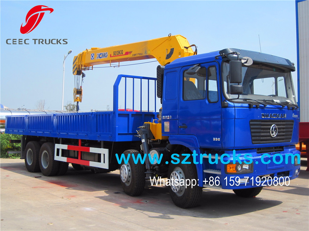 SHACMAN XCMG 8Tons mounted crane cargo truck