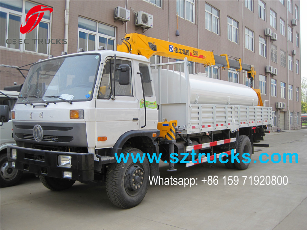 DFAC XCMG 5Tons mounted crane cargo truck