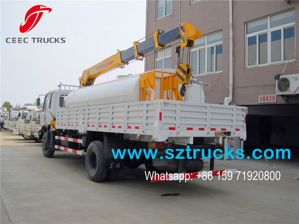 DFAC XCMG 5Tons mounted crane cargo truck
