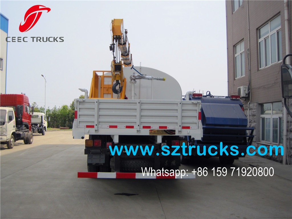 DFAC XCMG 5Tons mounted crane cargo truck