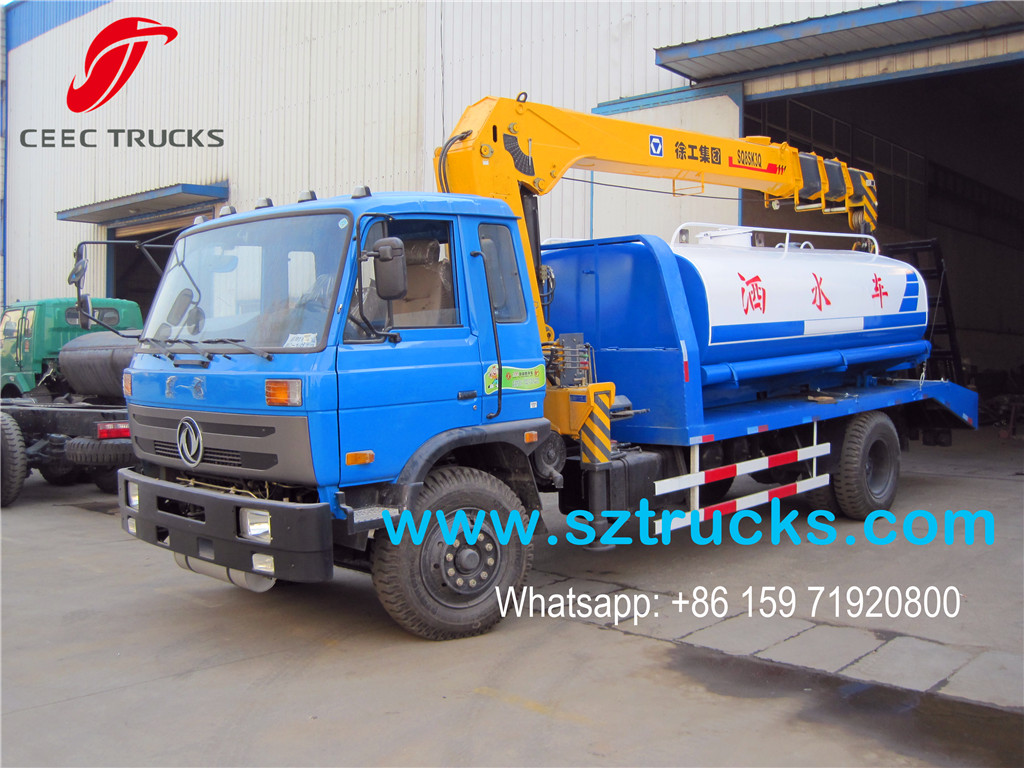 DFAC XCMG 8Tons mounted crane cargo truck