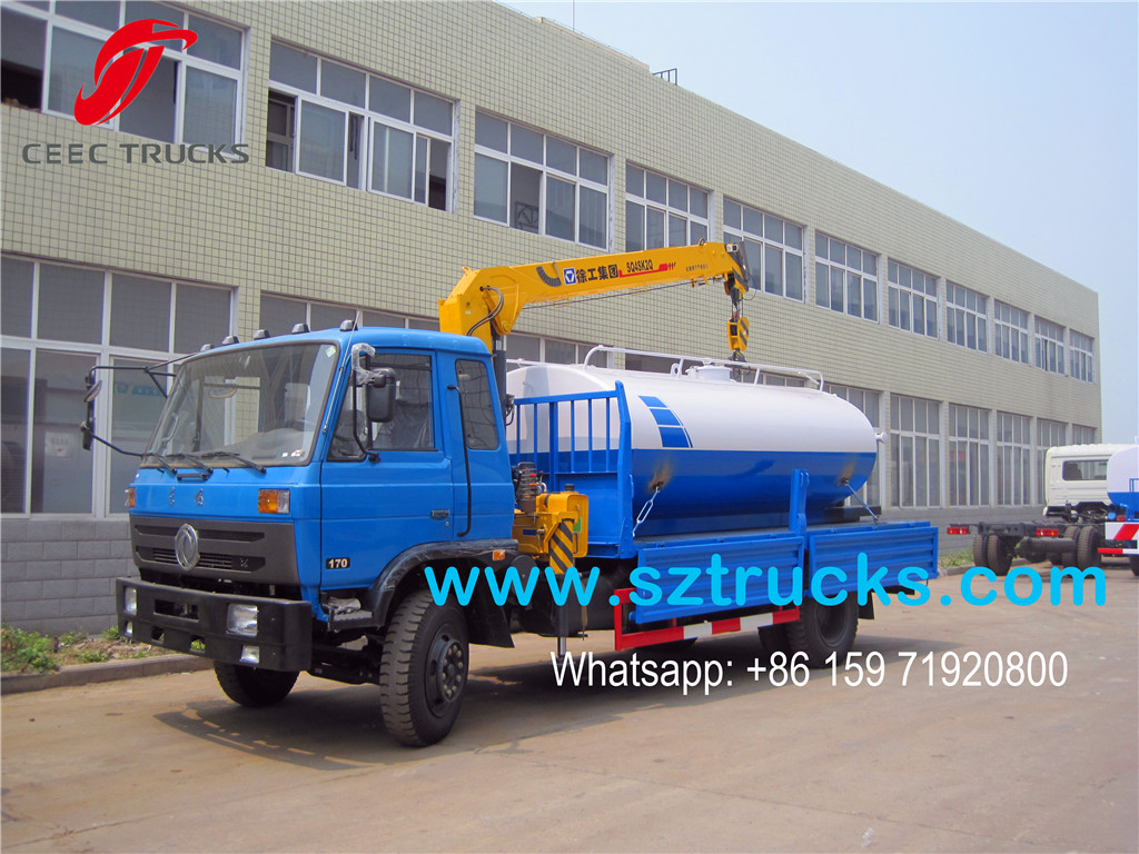 DFAC XCMG 4Tons mounted crane cargo truck