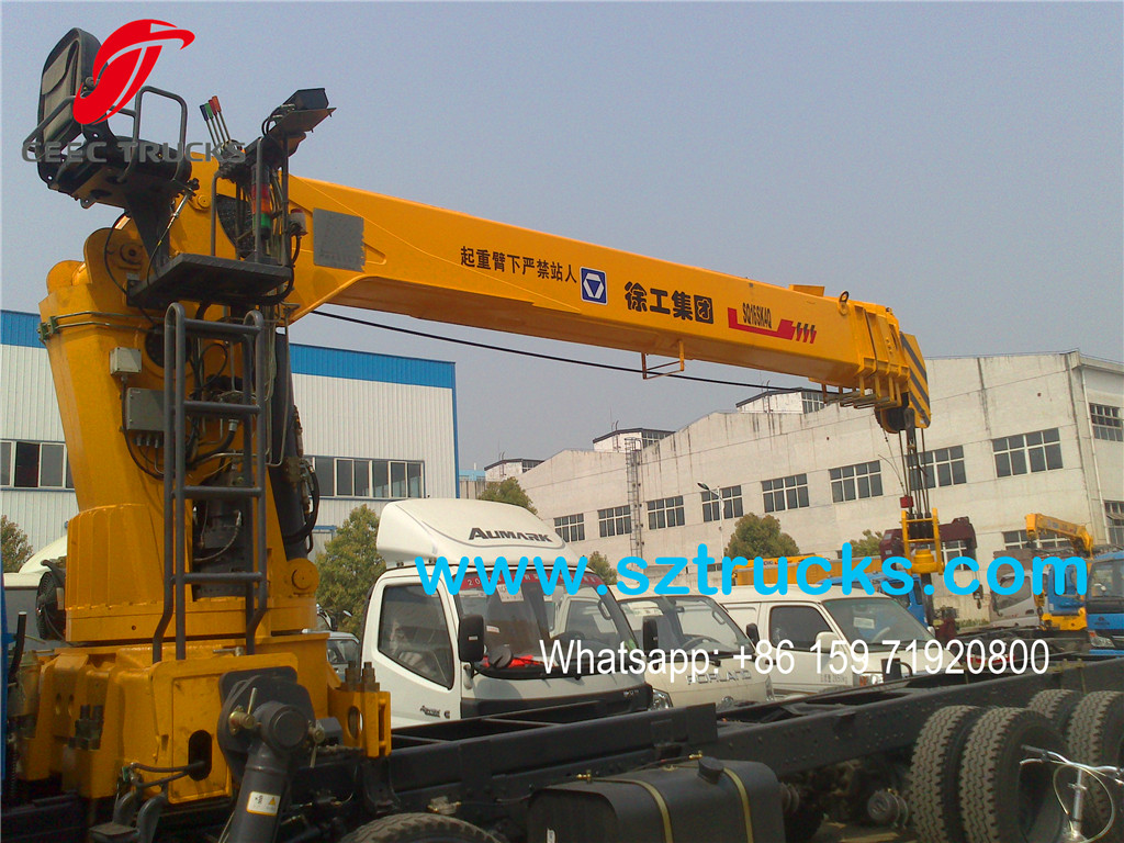 16Tons telescopic truck mounted crane