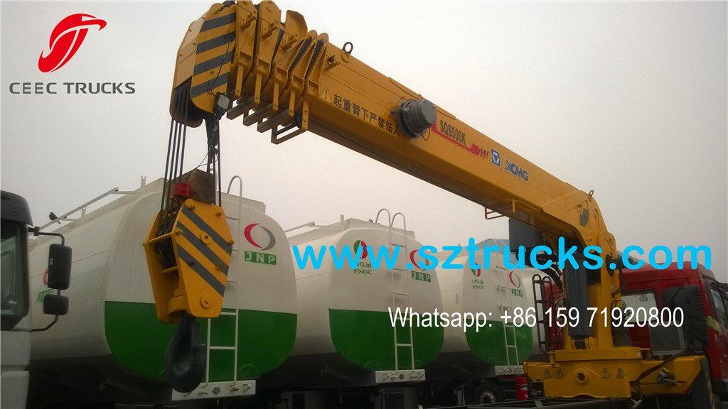 XCMG SQS500 model 20T truck mounted crane