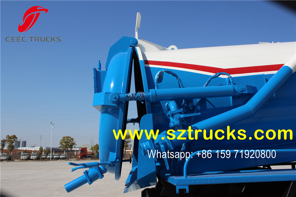 DFAC brand 8CBM vacuum sewage suction tanker truck