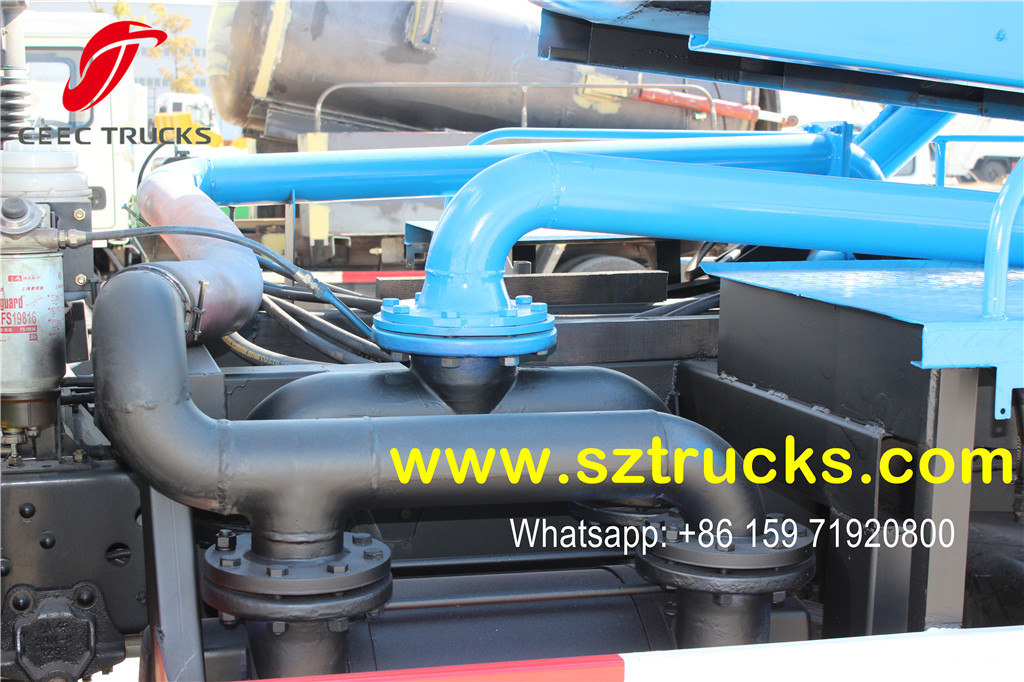DFAC brand 8CBM vacuum sewage suction tanker truck