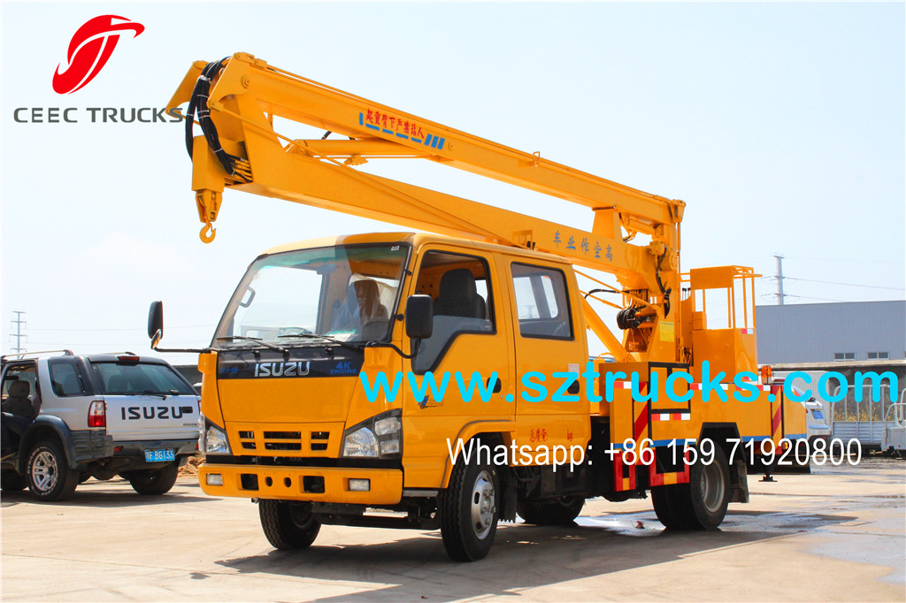 14m ISUZU aerial work platform truck