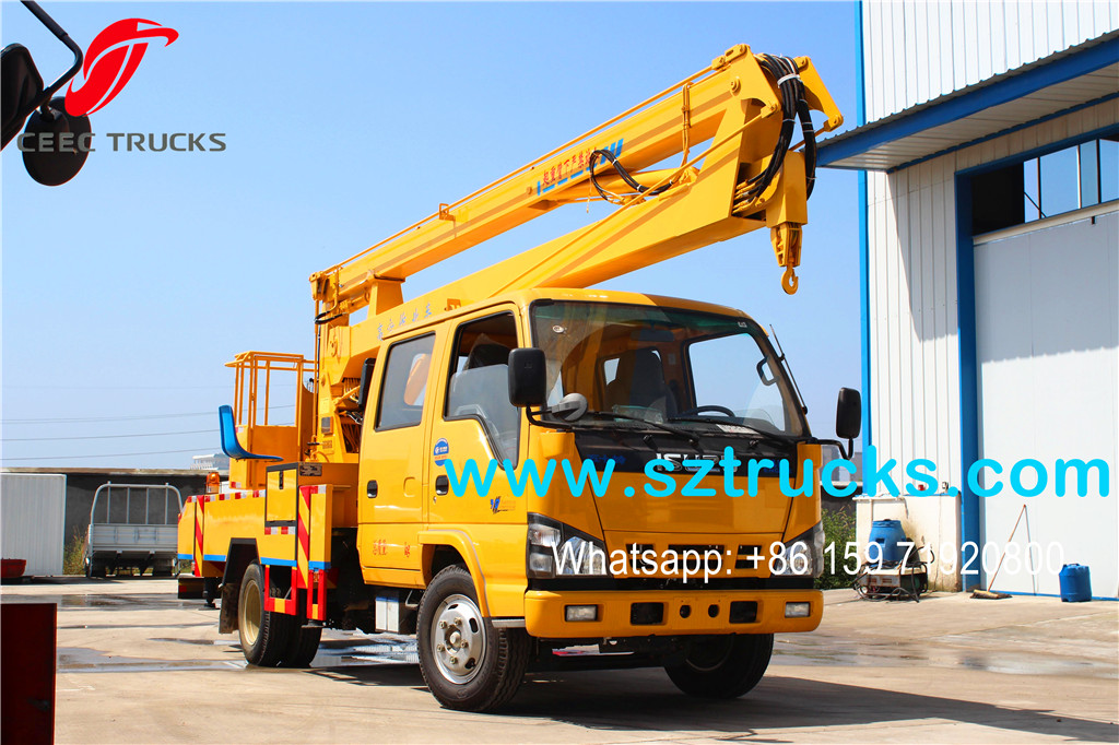14m ISUZU aerial work platform truck