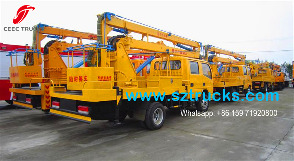Previous export cases for Bucket lifting truck