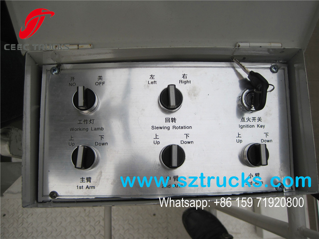 17m high platform working truck control box in Bucket
