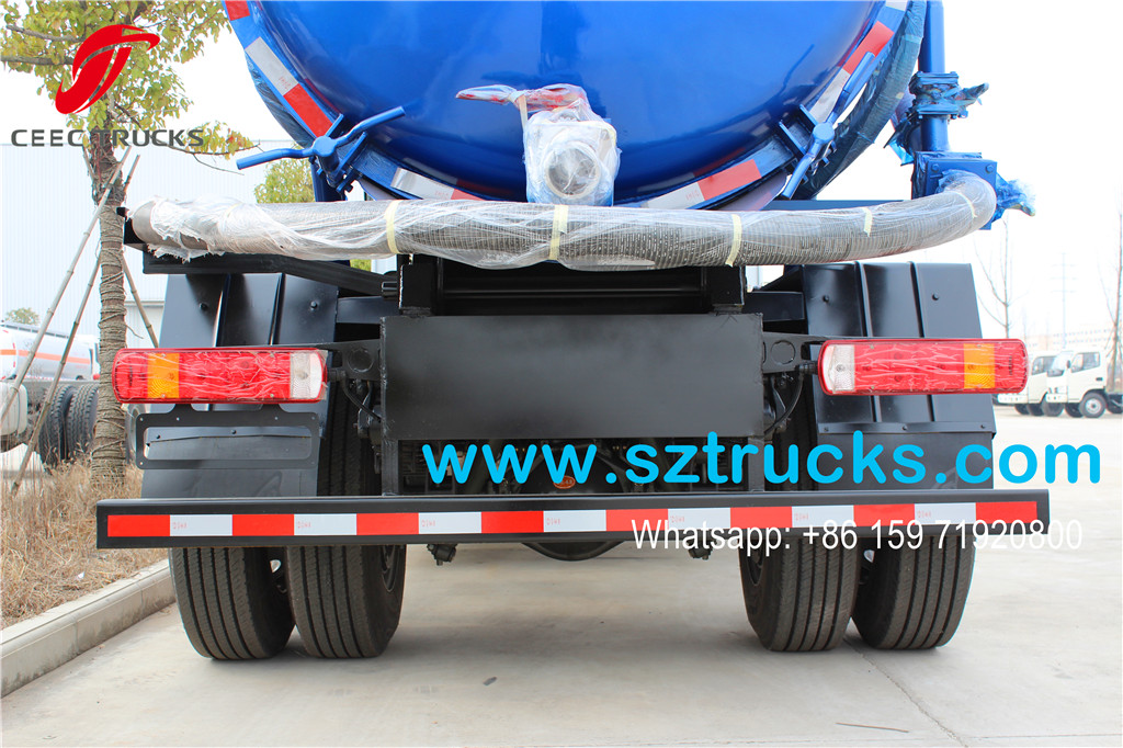 SINOTRUK RHD 10CBM Cesspit Emptier rear view