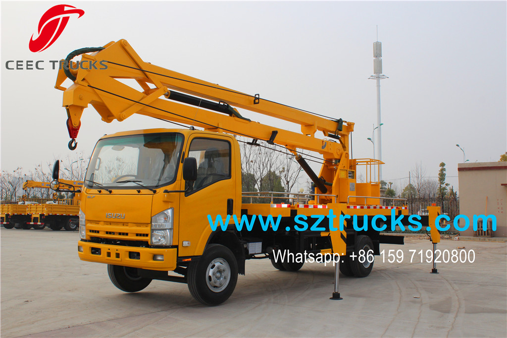 ISUZU 18m Aerial Working Platform Export