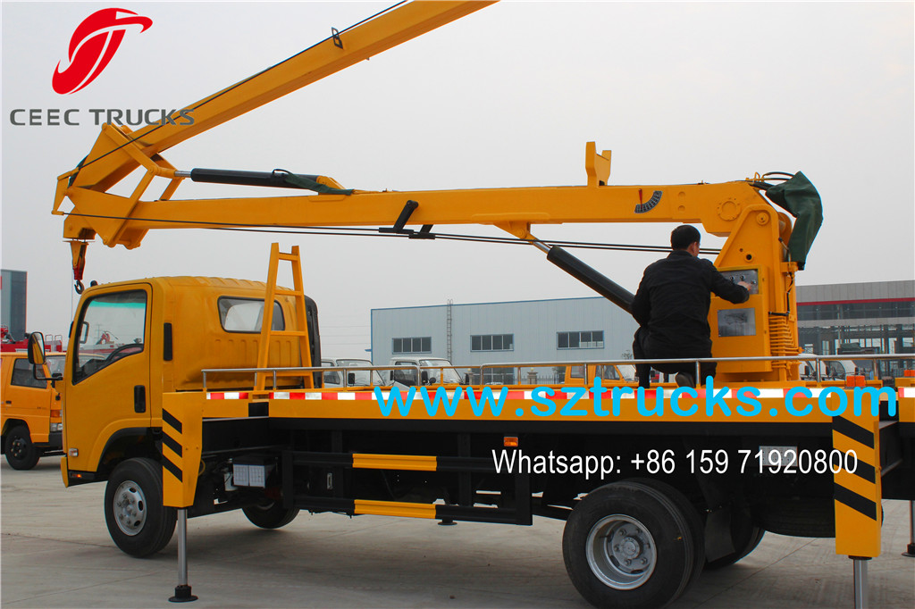 ISUZU 18m Aerial Working Platform for testing