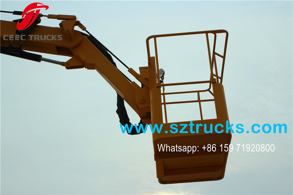 ISUZU 18m Aerial Working Platform lifting bucket