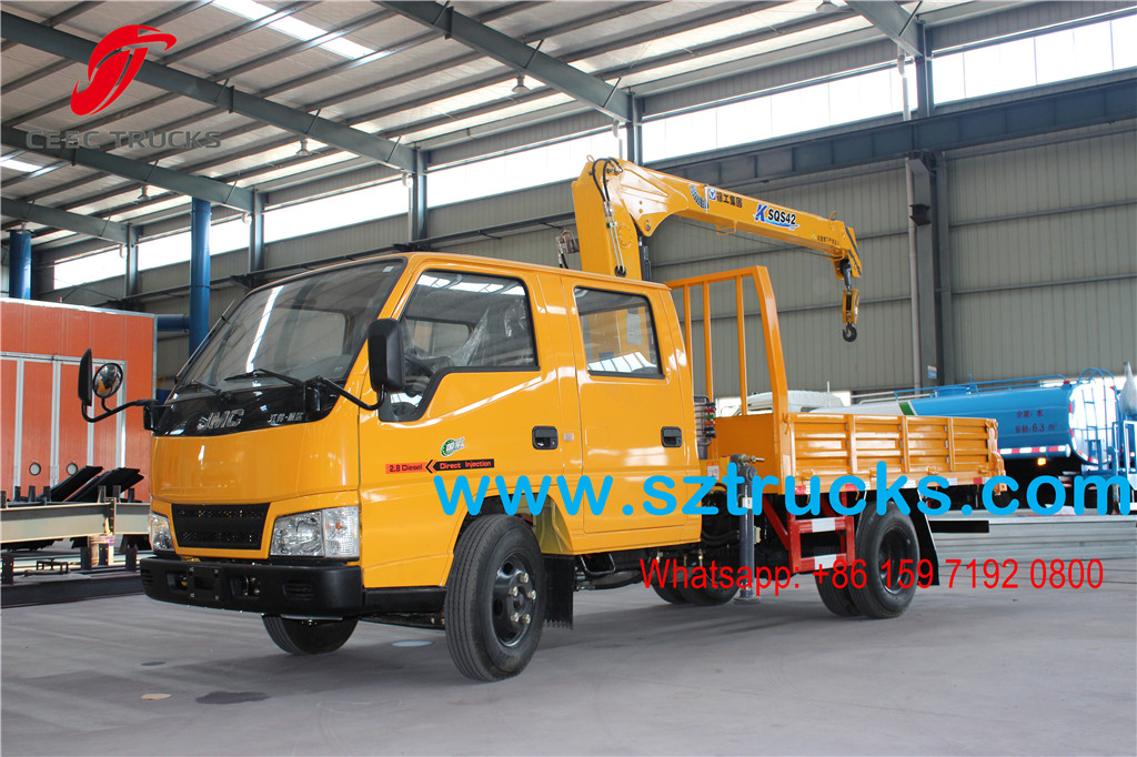 JMC 2T Boom mounted cargo truck