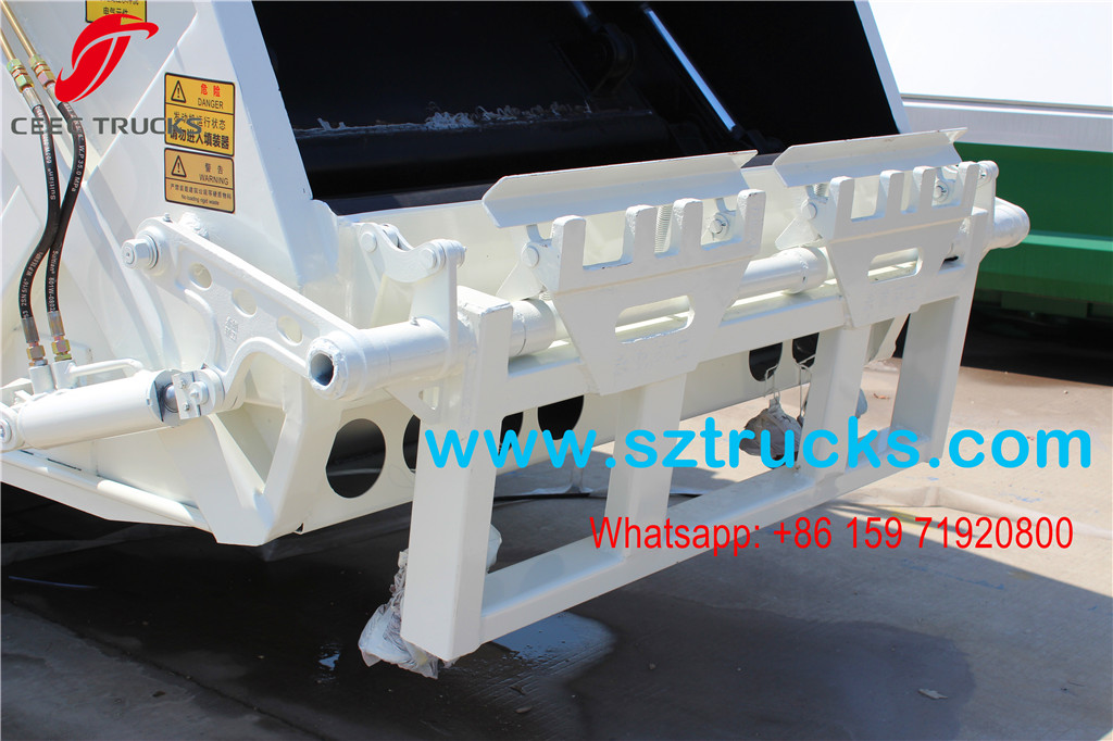 4000Liters Compression Refuse Truck Garbage hopper