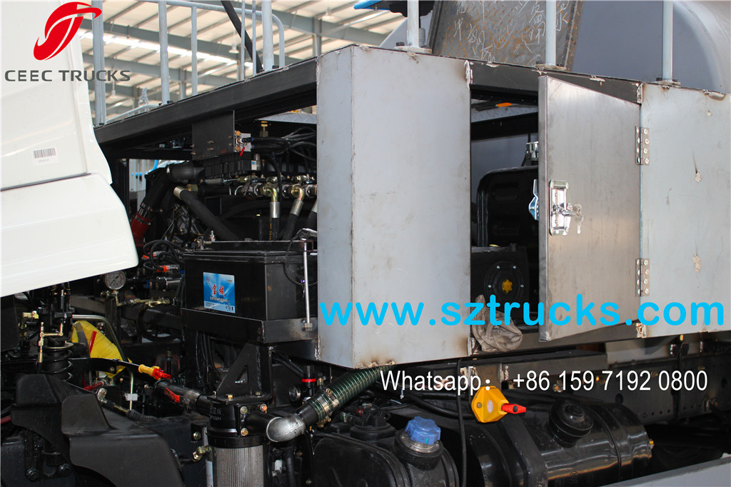 8000L High pressure jetting truck operating device