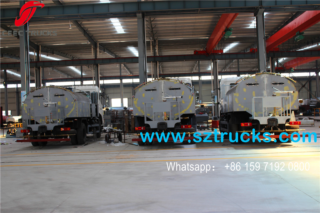 8000L High pressure jetting truck rear spraying device
