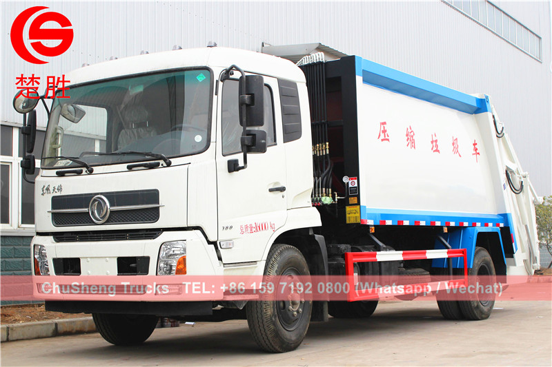 DONGFENG 14cbm garbage compactor truck manufacturer
