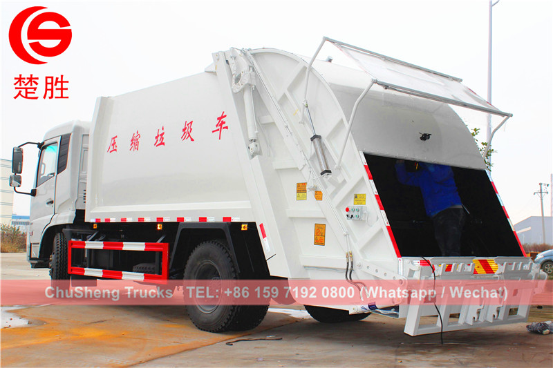 14000Litres refuse compactor trucks for China government