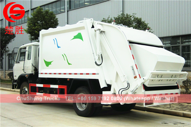 DONGFENG 10cbm refuse compactor trucks for sale