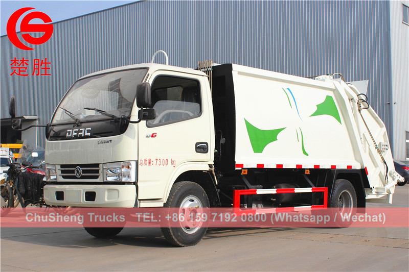 Best quality Dongfeng 5cbm compactor truck