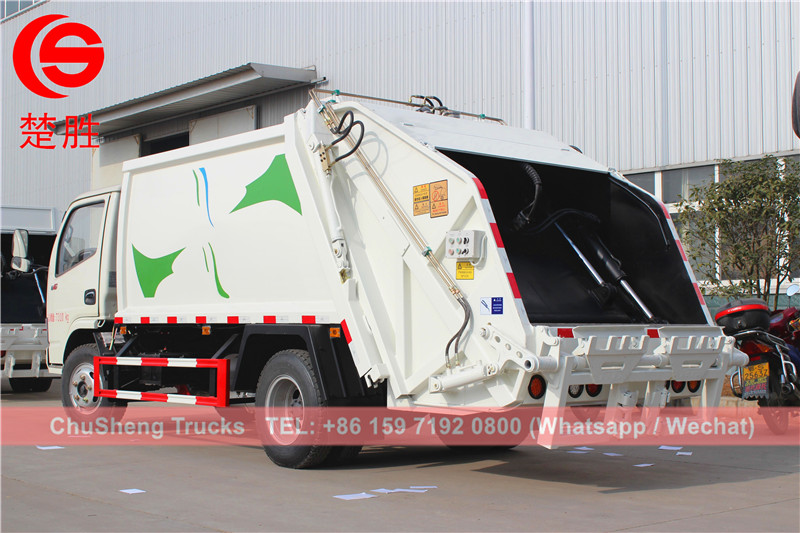 Best quality Dongfeng 5cbm compactor truck