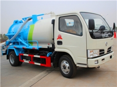 4000Liters Cesspit Empiter truck with vacuum pump for export