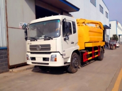 8m3 Heavy combination vacuum jetting truck high pressure cleaning and vacuum suction