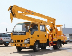 ISUZU 14m bucket lifting vehicle manufacturer directly sale