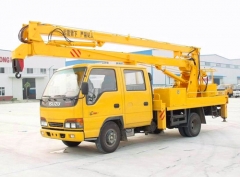 2016 produced ISUZU 16m bucket lifting truck