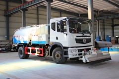 8000Liters Multifunction water jetting truck export to Congo