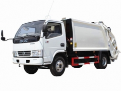 Dongfeng 6 cbm garbage truck export to Mongolia