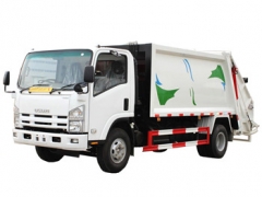 ISUZU 8000Litres trash compactor truck export Carribean sea