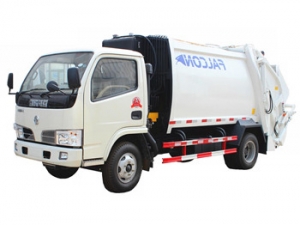 Dongfeng 5 cbm garbage truck export to Africa