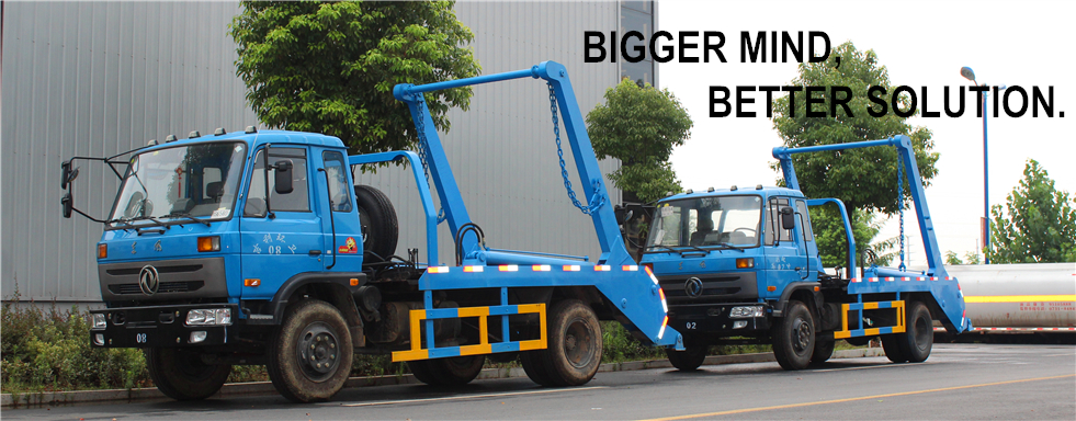 skip loader truck
